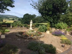 The sensory garden at Astley