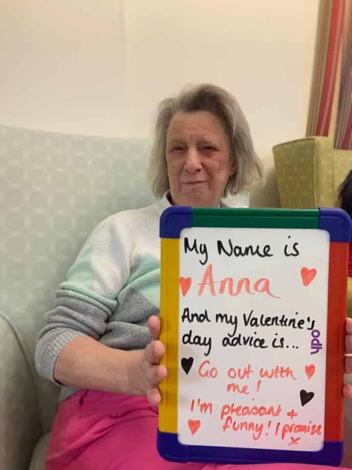 Valentines message from Ana