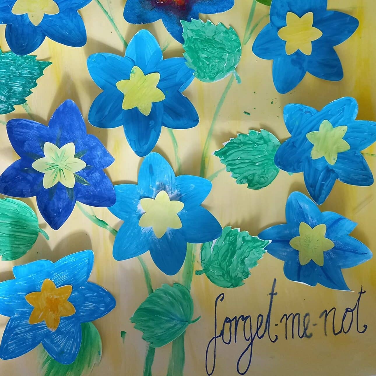 forget me not dementia awareness collage