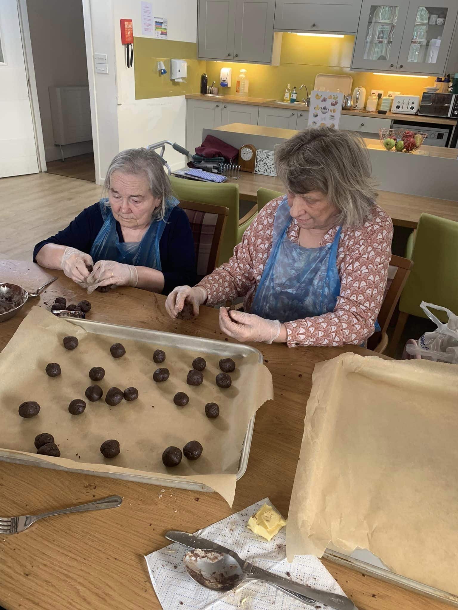residents baking Astley Hall
