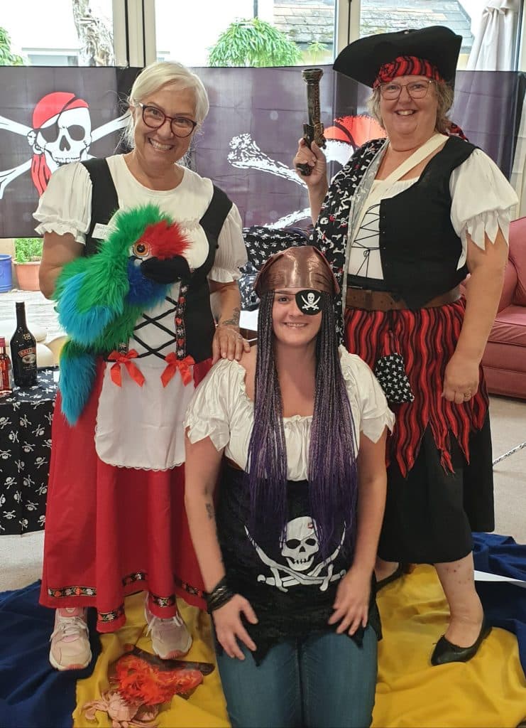 how to make the most of an activity - team on pirate day